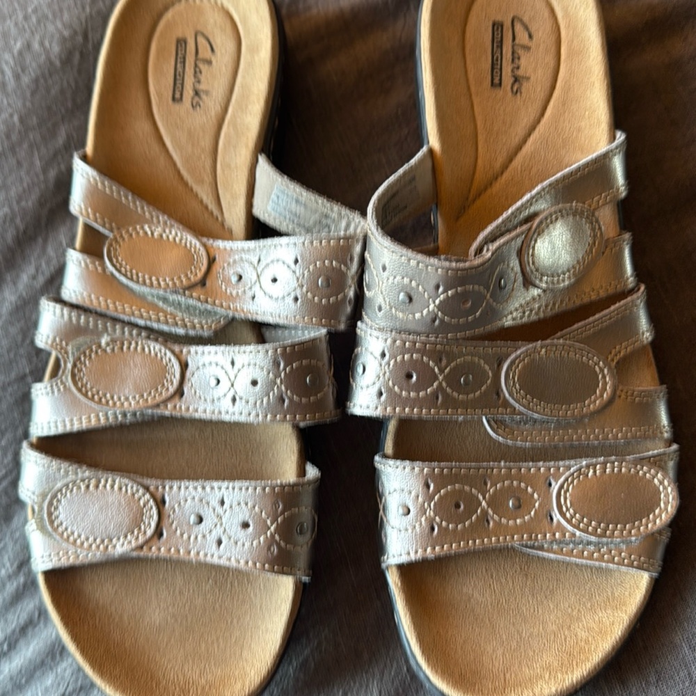 Clark’s Collection Leisa Cacti Slide Sandals Size 11